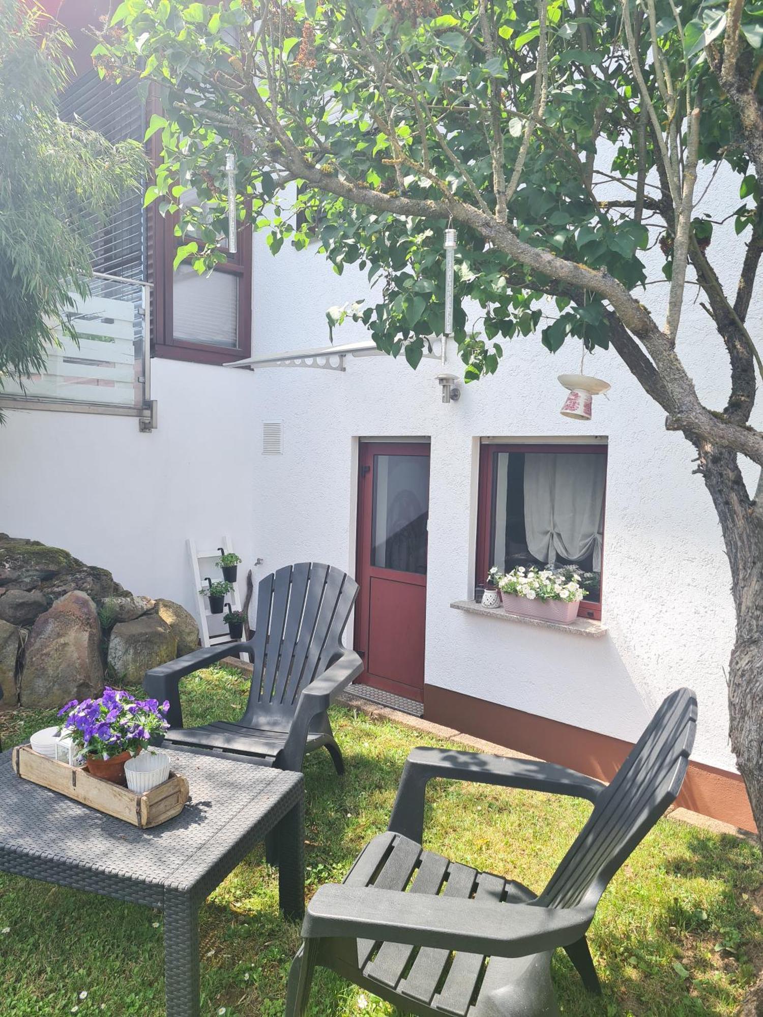 Ferienwohnung Rote Tuer - Landleben Pur! Kirchhain Exterior foto